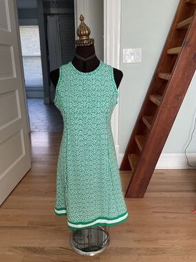 Lyle ST Geo Printed Performance Dress